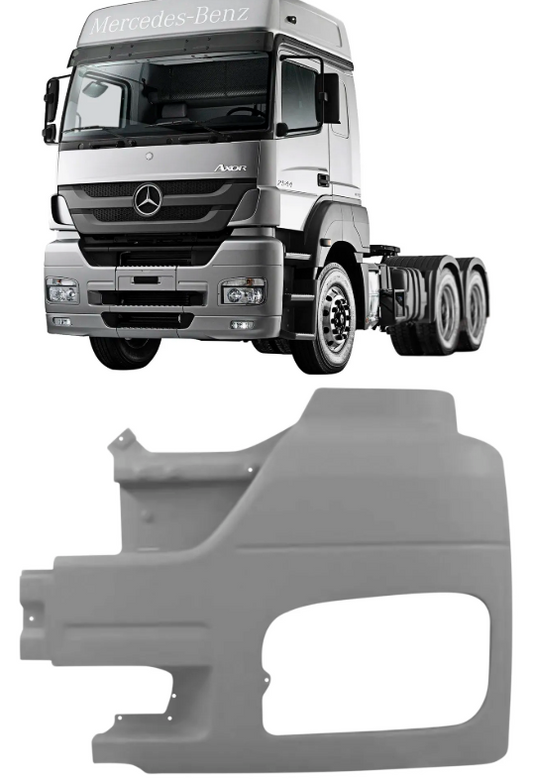PONTEIRA PARACHOQUE CAMINHÃO MB AXOR 2540 2544 L/E