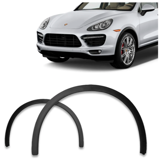 Moldura Paralama Cayenne 2011 2012 2013 2014 Dianteiro Texturizado Preto